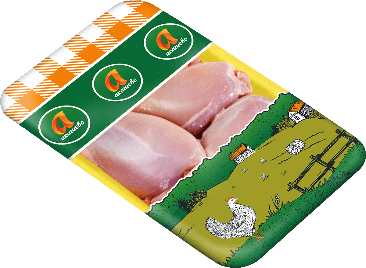 фоновое изображение Филе бедра цыпленка-бройлера
